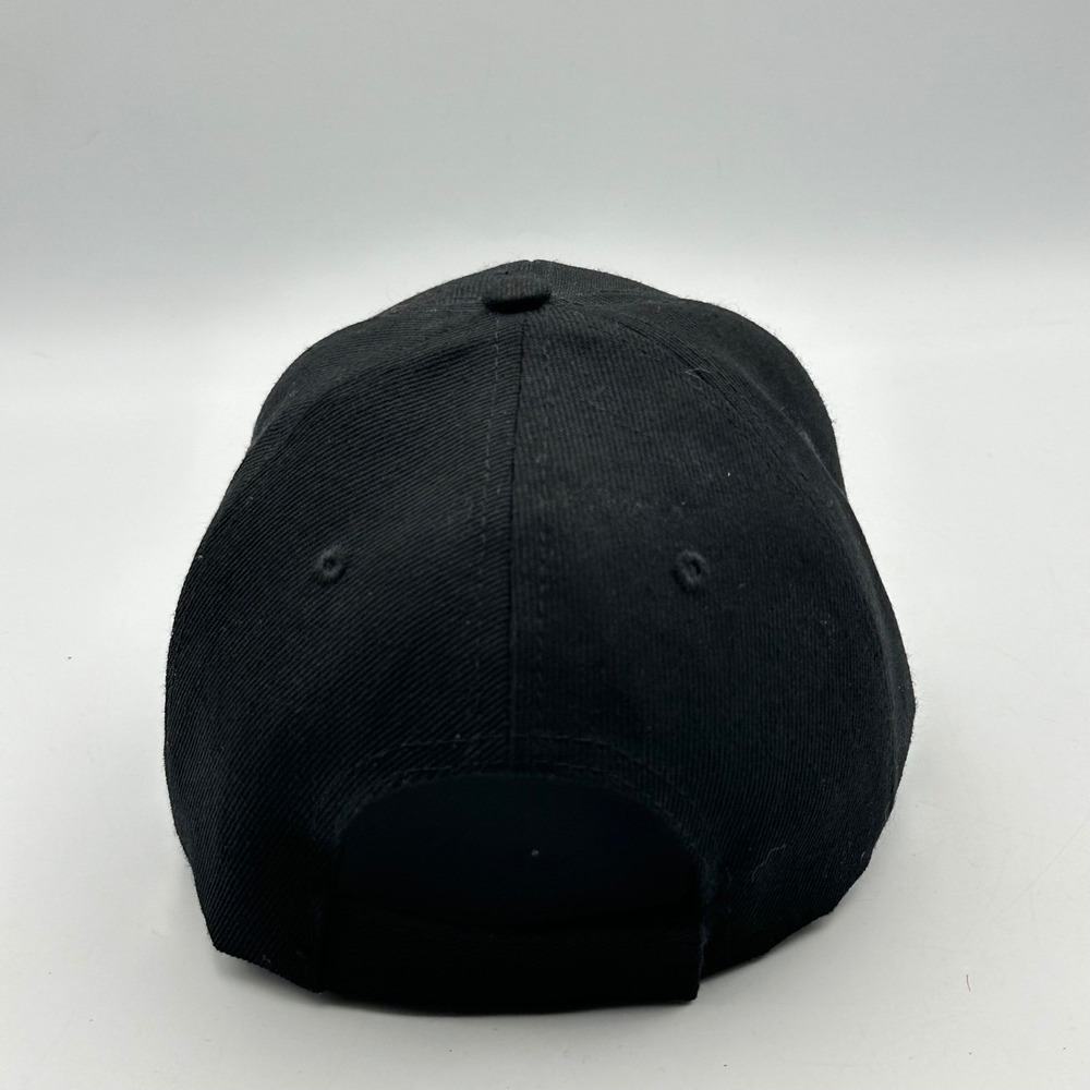 Ford Mustang Baseball Cap Black Wool Blend Embroidered Pony Tri-Bar Logo Hat - Picture 6 of 7